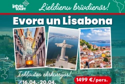 Atpūtas un ceļojumu piedāvājumi 07.03.2025 - 22.03.2025 Sirdsmīļā Portugāle Lieldienās! Latvia Tours